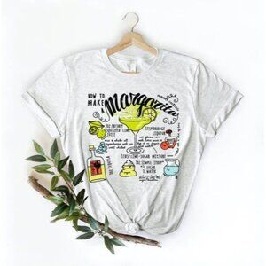 "How to make a margarita" Short Sleeve Shirt, VARIOUS SIZES Small
